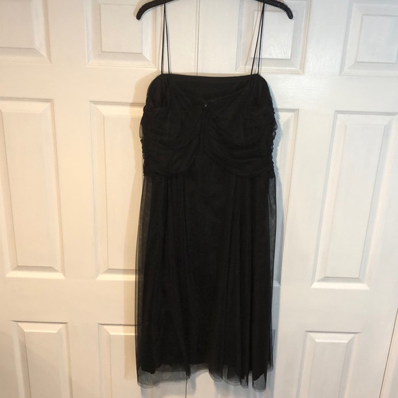 Eliza J black chiffon cocktail dress - Picture 5 of 10